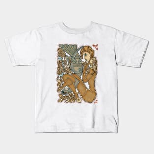 Celtic Woman & Bird Kids T-Shirt